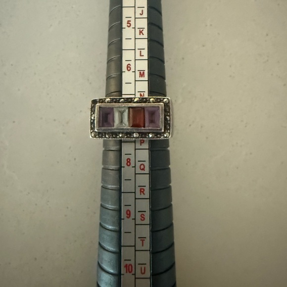 GEMSTONE RING-SIZE 8 - Picture 2 of 2